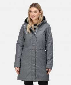 Ladies Jackets & Bodywarmers Regatta Ladies Remina Waterproof Jacket -CYBERSPACE