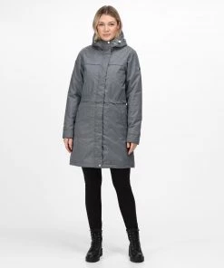 Ladies Jackets & Bodywarmers Regatta Ladies Remina Waterproof Jacket -CYBERSPACE