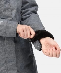 Ladies Jackets & Bodywarmers Regatta Ladies Remina Waterproof Jacket -CYBERSPACE