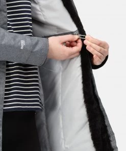 Ladies Jackets & Bodywarmers Regatta Ladies Remina Waterproof Jacket -CYBERSPACE