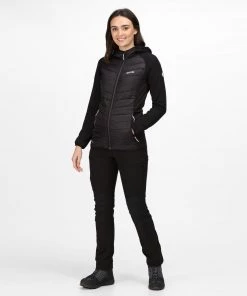 Ladies Jackets & Bodywarmers Regatta Ladies Andreson VI Hybrid Jacket -BLACK