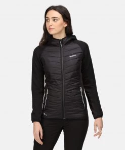 Ladies Jackets & Bodywarmers Regatta Ladies Andreson VI Hybrid Jacket -BLACK