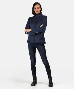 Regatta Ladies Razia Fleece -NAVY (up To Size 26)