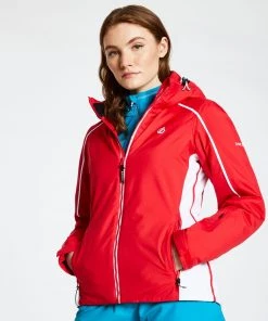 Ladies Jackets & Bodywarmers Dare2B Ladies Comity Ski Jacket -LOLLIPOP (8, 18 Only)