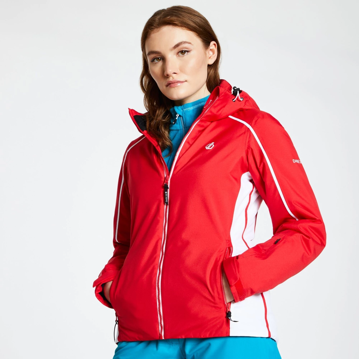 Ladies Jackets & Bodywarmers Dare2B Ladies Comity Ski Jacket -LOLLIPOP (8, 18 Only)