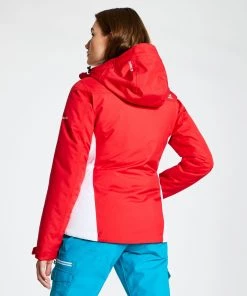 Ladies Jackets & Bodywarmers Dare2B Ladies Comity Ski Jacket -LOLLIPOP (8, 18 Only)