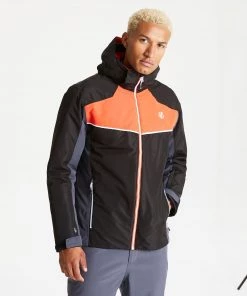 Mens Jackets & Bodywarmers Dare2B Mens Observe Ski Jacket -BLACK