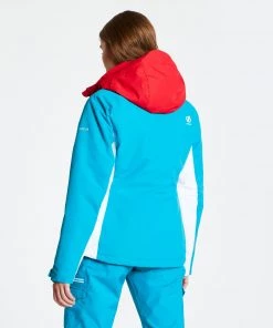 Ladies Jackets & Bodywarmers Dare2B Ladies Thrive Ski Jacket -FRESH WATER (8 Only)