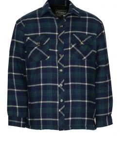 Champion Mens Totnes Padded Shirt -BLUE