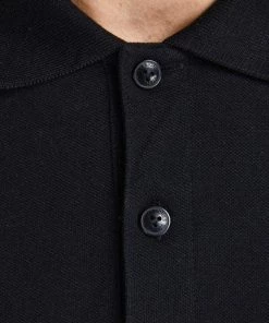 Jack & Jones JCOFLOKI Polo Shirt -BLACK