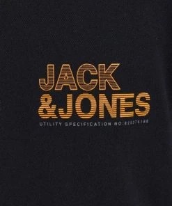 Jack & Jones JCOFLOKI Polo Shirt -BLACK