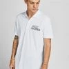 Jack & Jones JCOFLOKI Polo Shirt -WHITE