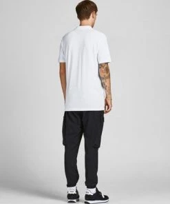 Jack & Jones JCOFLOKI Polo Shirt -WHITE