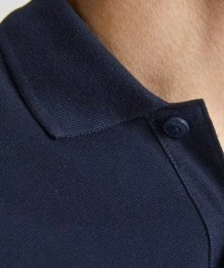 Jack & Jones JCOFLOKI Polo Shirt -NAVY BLAZER (M, L Only)