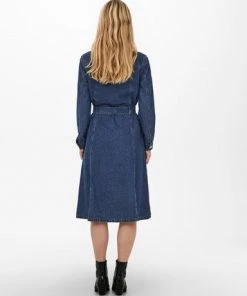 Jacqueline De Yong SANSA Dress -MEDIUM BLUE