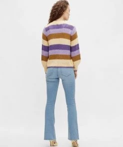 Pieces KINNA Cardigan -GOLD