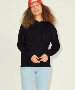 Ladies Hoodies & Sweatshirts JJXX ANINA Hoody -BLACK
