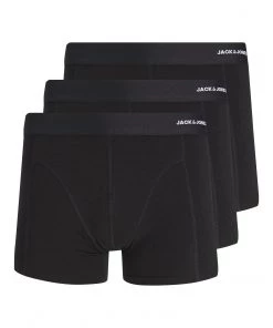 Jack & Jones JACBAMBOO Trunks 3 Pack -BLACK