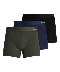 Jack & Jones JACBAMBOO Trunks 3 Pack -FOREST NIGHT
