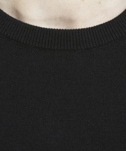 Jack & Jones JJEBASIC Knit Jumper -BLACK