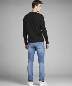 Jack & Jones JJEBASIC Knit Jumper -BLACK