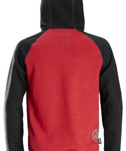Work Hoodies & Sweatshirts Snickers Logo Work Hoody -RED/BLACK