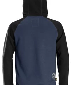 Snickers Logo Work Hoody -NAVY/BLACK