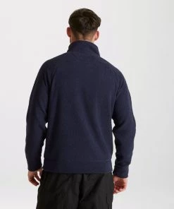 Craghoppers Mens Cason Half Zip Fleece -BLUE NAVY Mens Fleeces & Midlayers