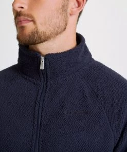 Craghoppers Mens Cason Half Zip Fleece -BLUE NAVY Mens Fleeces & Midlayers