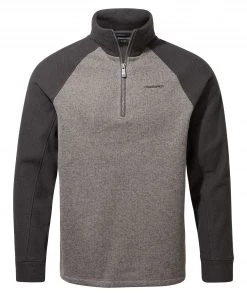 Craghoppers Mens Barker Half Zip Fleece -QUARRY GREY Mens Fleeces & Midlayers