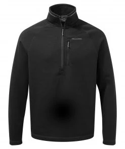 Craghoppers Mens Chadwick Half Zip Fleece -BLACK