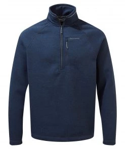 Mens Fleeces & Midlayers Craghoppers Mens Chadwick Half Zip Fleece -DARK NAVY