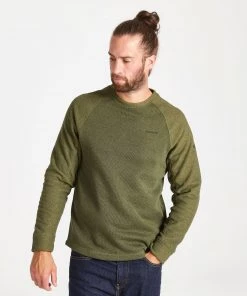 Mens Fleeces & Midlayers Craghoppers Mens Barker Fleece Jumper -BOTTLE GREEN