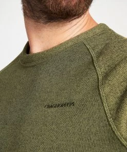 Mens Fleeces & Midlayers Craghoppers Mens Barker Fleece Jumper -BOTTLE GREEN