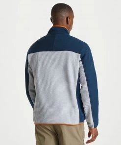 Craghoppers Mens Gregor Half Zip Fleece -LOCH BLUE (XL Only)
