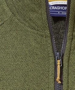 Mens Fleeces & Midlayers Craghoppers Mens Durus Full Zip Fleece -BOTTLE GREEN (L, XL Only)
