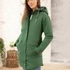 Lighthouse Long Iona Jacket -GREEN