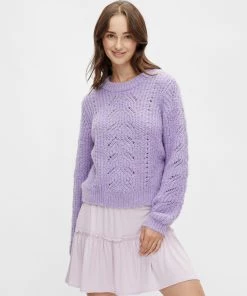 Pieces KASSANDRA Jumper -PURPLE (XS, S Only)