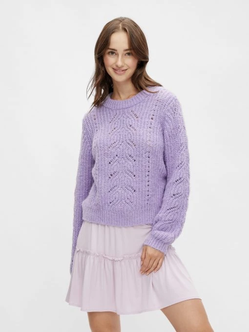 Pieces KASSANDRA Jumper -PURPLE (XS, S Only)