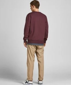 Mens Hoodies & Sweatshirts Jack & Jones JORARON Sweatshirt -GRAPE