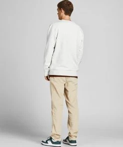 Jack & Jones JORARON Sweatshirt -WHITE MELANGE