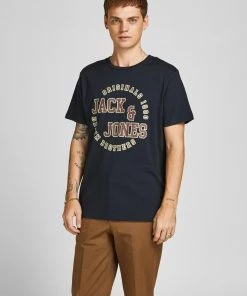 Mens Polos, Tees & Shirts Jack & Jones JORARON Tee -TAP SHOE