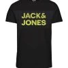 Jack & Jones JNR Kids Polos, Tees, & Shirts Jack & Jones JCOATHELSTAN Boys Tee -BLACK