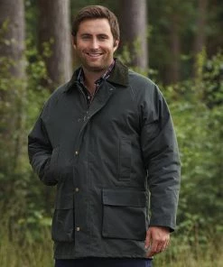 Champion Howick Wax Jacket -GREEN (M, XXL Only)