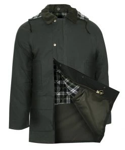 Champion Howick Wax Jacket -GREEN (M, XXL Only)