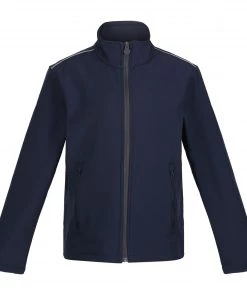 Kids Workwear Regatta Kids Classmates Softshell -NAVY/GREY