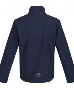 Kids Workwear Regatta Kids Classmates Softshell -NAVY/GREY