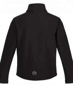 Regatta Kids Classmates Softshell -BLACK/GREY Kids Workwear