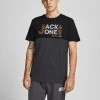 Mens Polos, Tees & Shirts Jack & Jones JCOIVAR Tee -BLACK