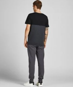 Mens Polos, Tees & Shirts Jack & Jones JCOIVAR Tee -BLACK